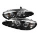 98-04 Dodge Intrepid Halo LED Projector Headlights Black (PRO-YD-DINT98-HL-BK)