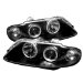 SPYDER Pontiac GTO 04-06 Halo LED Projector Headlights - Black (PRO-YD-PGTO04-HL-BK)
