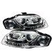 06-08 Audi A4 DRL LED Projector Headlights Chrome (PRO-YD-AA405-DRL-C)