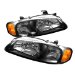 SPYDER Nissan Sentra 00-03 Crystal Headlights - Black (HD-CL-NS00-AM-BK)