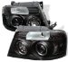 SPYDER Ford F150 04-08 Halo LED Projector Headlights - Black (PRO-YD-FF15004-HL-BK, PROYDFF15004HLBK)