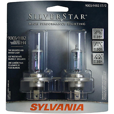 Sylvania SilverStar TWIN Halogen Headlight - 9003/HB2 ST/2 (9003HB2 ST2)