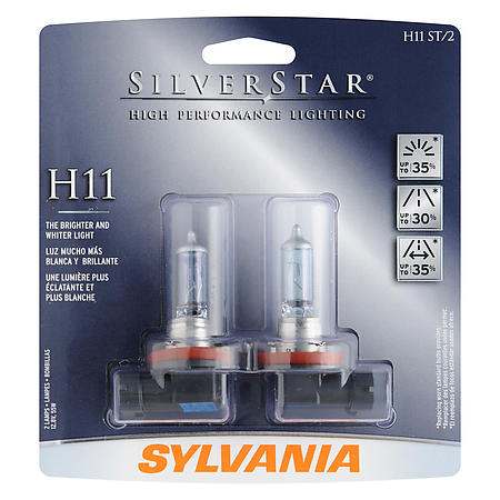 Sylvania SilverStar TWIN Halogen Headlight - H11ST/2 (H11ST2)