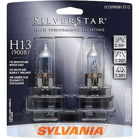 Sylvania SilverStar TWIN Halogen Headlight - H13(9008) ST/2 (H139008 ST2)