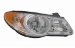 TYC 20-6811-00 Hyundai Elantra Passenger Side Headlight Assembly (20681100, 20-6811-00)