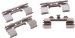 Beck Arnley  084-1190  Disc Brake Hardware Kit (084-1190, 841190, 0841190)