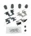 Carlson Quality Brake Parts 13384Q Disc Brake Hardware Kit (13384Q, CRL13384Q)