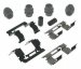 Carlson Quality Brake Parts H5692Q Disc Brake Hardware Kit (H5692Q, CRLH5692Q)
