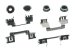 Carlson Quality Brake Parts H5765Q Disc Brake Hardware Kit (H5765Q, CRLH5765Q)