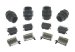 Carlson Quality Brake Parts H5774Q Disc Brake Hardware Kit (H5774Q, CRLH5774Q)