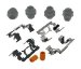 Carlson Quality Brake Parts H5789Q Disc Brake Hardware Kit (H5789Q, CRLH5789Q)