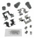 Carlson Quality Brake Parts 13375Q Disc Brake Hardware Kit (13375Q, CRL13375Q)