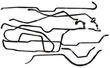 Omix-Ada 16737.40 Stainless Steel Brake Line Set; Jeep CJ7 without Quad. (LP & D (1673740, O321673740)