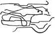 Omix-Ada 16737.44 Stainless Steel Brake Line Set; Jeep CJ7 without Quad (LP & DS (1673744, O321673744)