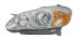 Toyota Corolla (CE and LE Only) Composite Headlight Assembly LH (driver's side) 20-6236-80 2008 (20-6236-80, 20623680)