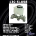 Centric Parts 130.61058 Premium Brake Master Cylinder (13061058, CE13061058)