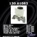 Centric Parts 130.61083 Premium Brake Master Cylinder (CE13061083, 13061083)
