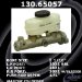 Centric Parts 130.65057 Premium Brake Master Cylinder (CE13065057, 13065057)