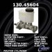Centric Parts 130.45604 Brake Master Cylinder (CE13045604, 13045604)