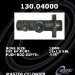 Centric Parts 130.04000 Brake Master Cylinder (CE13004000, 13004, 13004000)