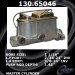 Centric Parts 130.65046 Brake Master Cylinder (CE13065046, 13065046)