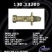 Centric Parts 130.33200 Brake Master Cylinder (13033200, 130332, CE13033200)