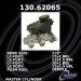 Centric Parts 131.62065 Brake Master Cylinder (13162065, CE13162065)