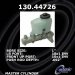 Centric Parts 130.44726 Brake Master Cylinder (13044726, CE13044726)