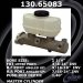 Centric Parts 130.65083 Brake Master Cylinder (CE13065083, 13065083)