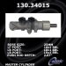 Centric Parts 130.34015 Brake Master Cylinder (13034015, CE13034015)