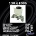Centric Parts 130.61086 Brake Master Cylinder (13061086, CE13061086)