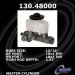 Centric Parts 130.48000 Brake Master Cylinder (CE13048000, 13048, 13048000)