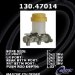 Centric Parts 130.47014 Brake Master Cylinder (13047014, CE13047014)