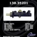 Centric Parts 130.35201 Brake Master Cylinder (13035201, CE13035201)
