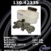 Centric Parts Premium Brake Master Cylinder 130.42335 (13042335, CE13042335)
