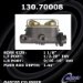 Centric Parts 130.70008 Brake Master Cylinder (13070008)