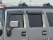 GT Styling 88899 03-09 Hummer H2 4pc Smoke VentGard Side Window Deflectors (88899)