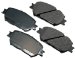 Akebono ACT908 ProACT Ultra-Premium Ceramic Front Brake Pad Set For 2002-2010 Lexus GS300 or Toyota Camry (AKACT908, ACT908)