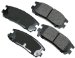 Akebono ACT580 ProACT Ultra-Premium Ceramic Brake Pad Set (AKACT580, ACT580)