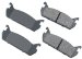Akebono ACT458 ProACT Ultra-Premium Ceramic Brake Pad Set (ACT458, AKACT458)