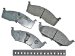 Akebono ACT730A ProACT Ultra-Premium Ceramic Front Brake Pad Set For 1995-2005 Dodge or Plymouth Neon (AKACT730A, ACT730A)