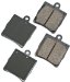 Akebono EUR779 EURO Ultra-Premium Ceramic Brake Pad Set (EUR779, AKEUR779)