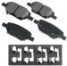 Akebono ACT1033 ProACT Ultra-Premium Ceramic Brake Pad Set (ACT1033, AKACT1033)