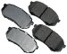 Akebono ACT589 ProACT Ultra-Premium Ceramic Brake Pad Set (AKACT589, ACT589)
