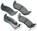 Akebono ACT981 ProACT Ultra-Premium Ceramic Rear Brake Pad Set For 2002-2010 Jeep Liberty, Wrangler (ACT981, AKACT981)