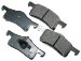 Akebono ACT935 ProACT Ultra-Premium Ceramic Rear Brake Pad Set For 2003-2006 Ford Expedition or Lincoln Navigator (AKACT935, ACT935)