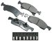 Akebono ACT934 ProACT Ultra-Premium Ceramic Front Brake Pad Set For 2003-2006 Ford Expedition or Lincoln Navigator (AKACT934, ACT934)