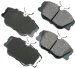 Akebono EUR423 EURO Ultra-Premium Ceramic Brake Pad Set (EUR423, AKEUR423)