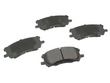 Akebono W0133-1614364 Brake Pad Set (AKE1614364, W0133-1614364, N1010-150303)