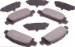 Beck Arnley  086-1573C  Ceramic Brake Pads (0861573C, 086-1573C)